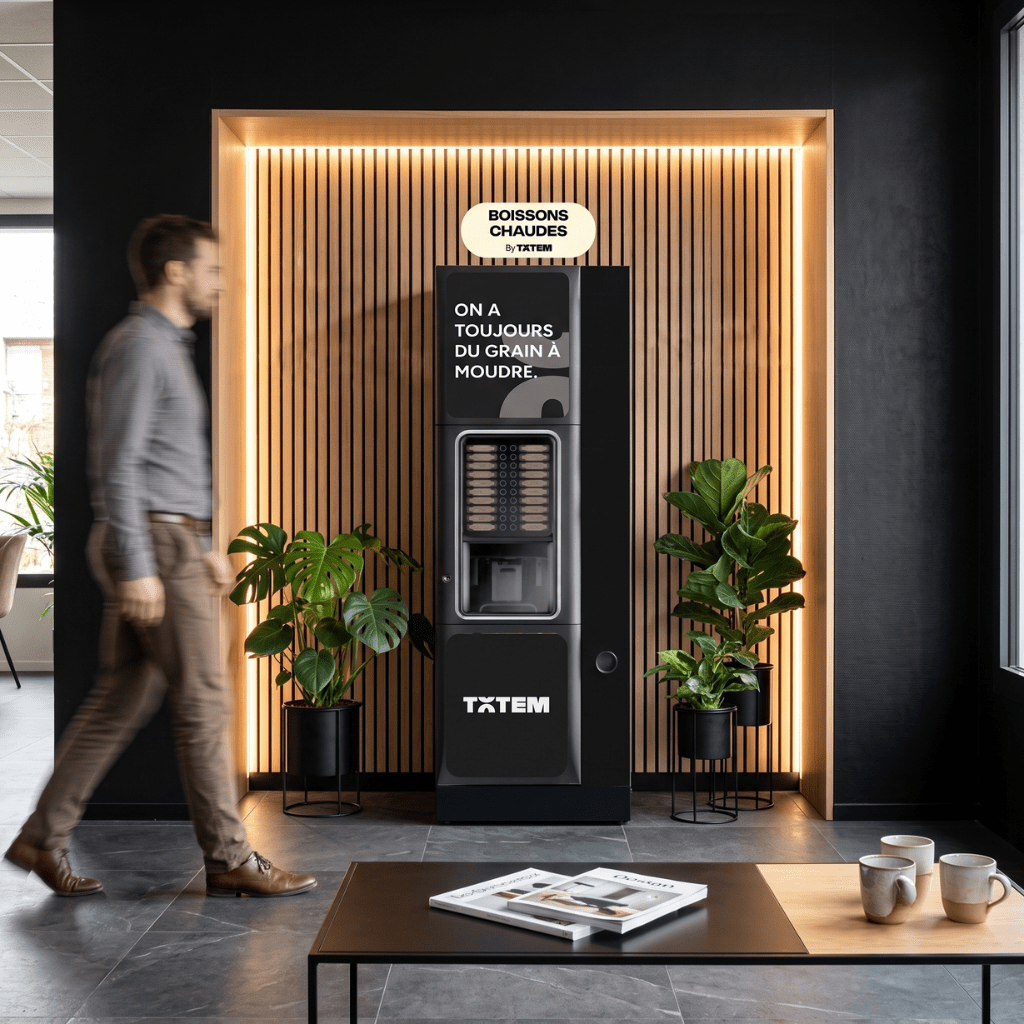 Machine Milano TOTEM en entreprise.