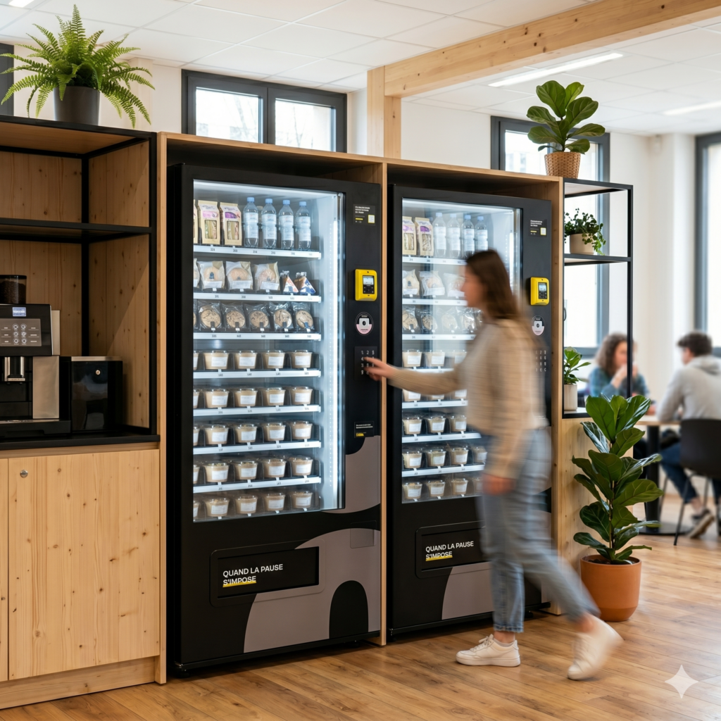 Distributeur automatique connecté TOTEM en entreprise