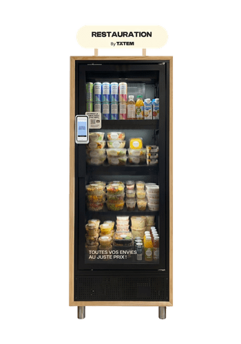 Frigo connecté à l'application Totem, adapté pour les entreprise francieliennes