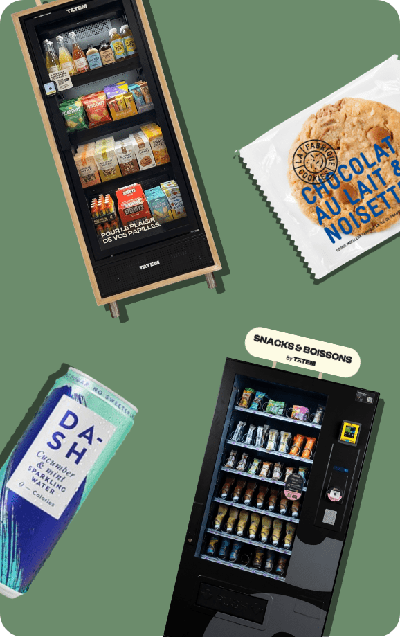 Distributeur automatique connecté en entreprise – TOTEM
