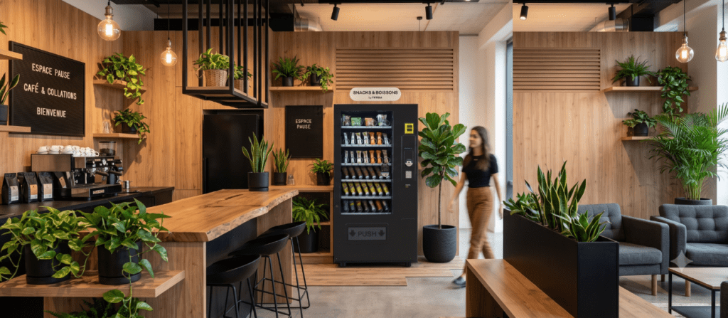 Distributeur automatique de snacks & boissons fraîches TOTEM