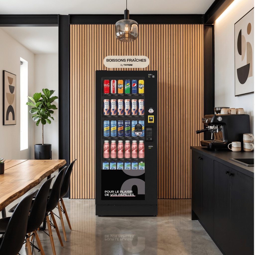 Distributeur Chelsea en entreprise, par TOTEM
